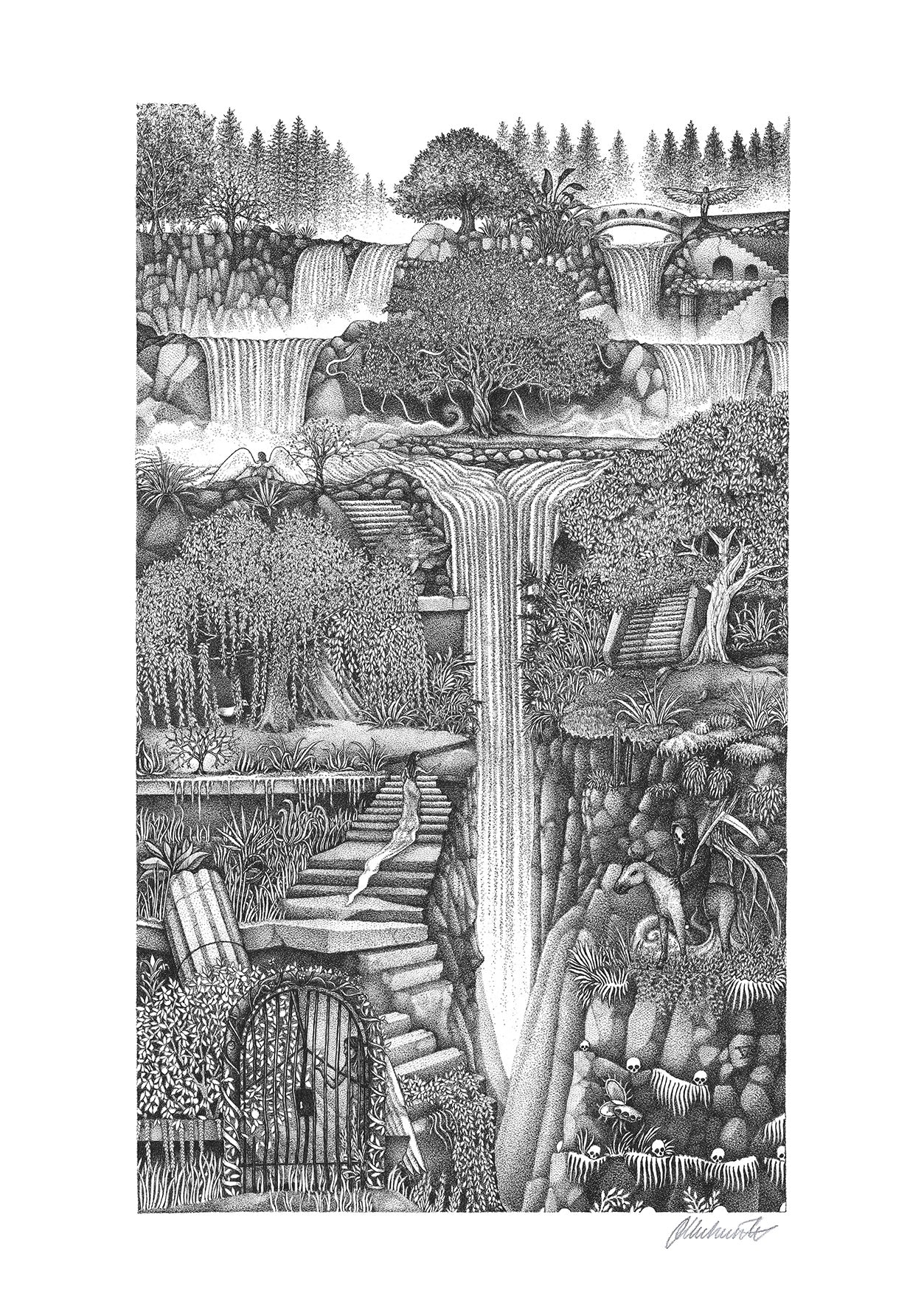 'Angels Garden' Print