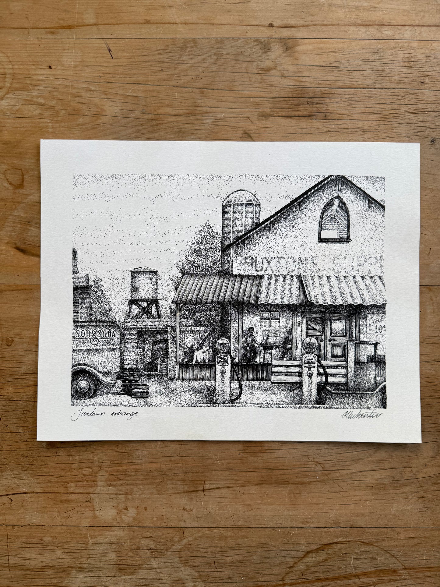 'Sundown Exchange' Original Art