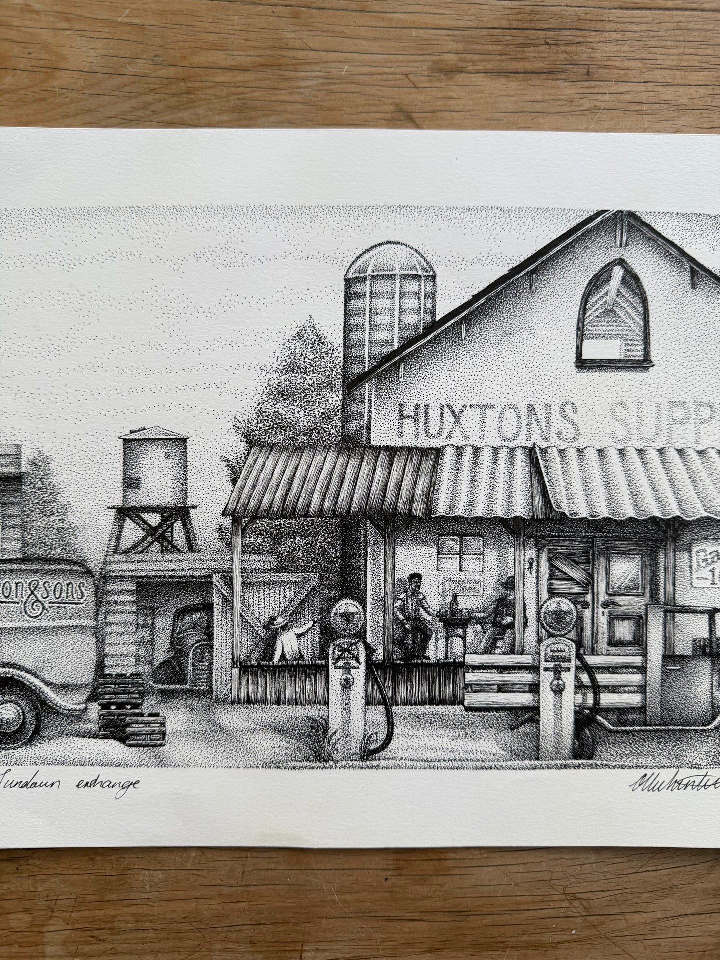 'Sundown Exchange' Original Art