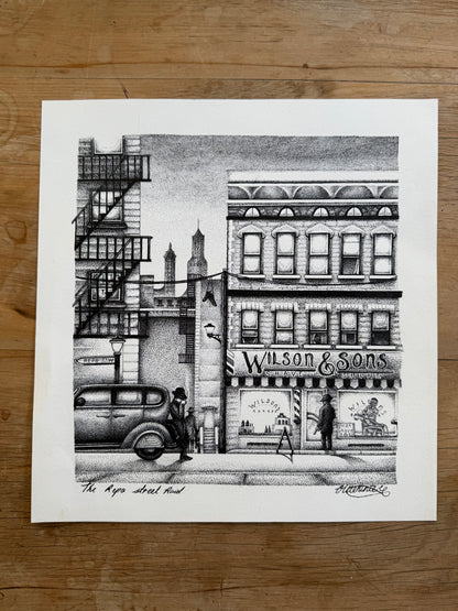 'Repo Street raid' Original Art