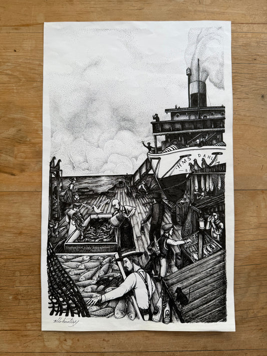 'Anglers Paradise' Original Art