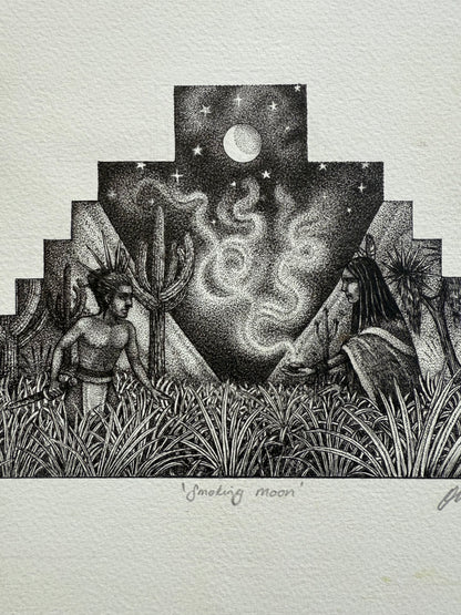 'Smoking Moon' Original Art