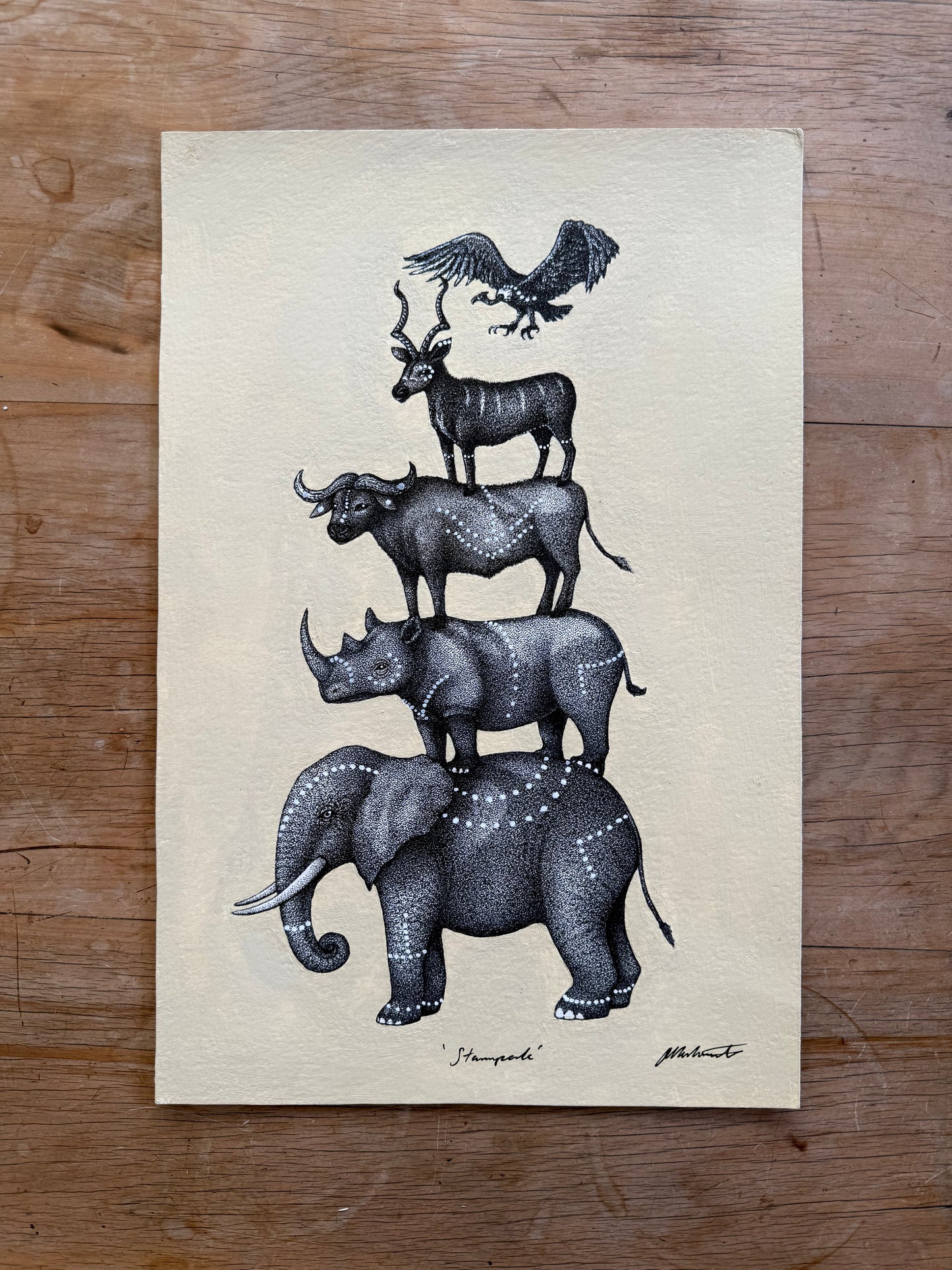 'Stampede' Original Art