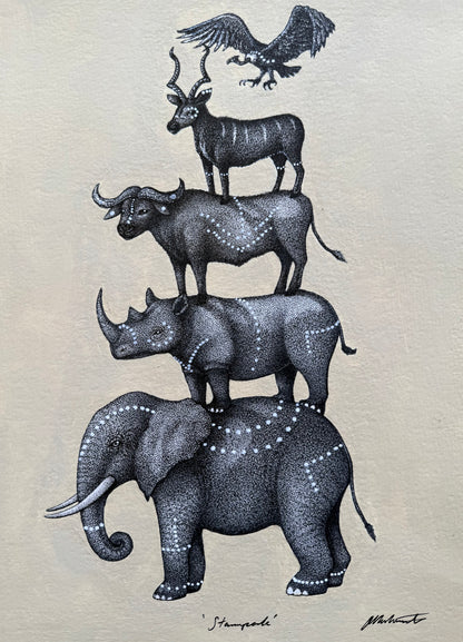 'Stampede' Original Art