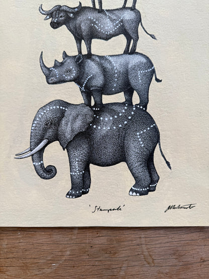 'Stampede' Original Art