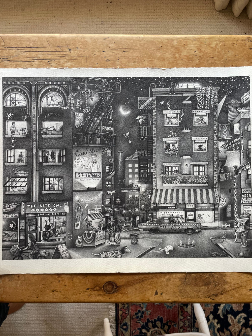 'Insomnia' Original Art