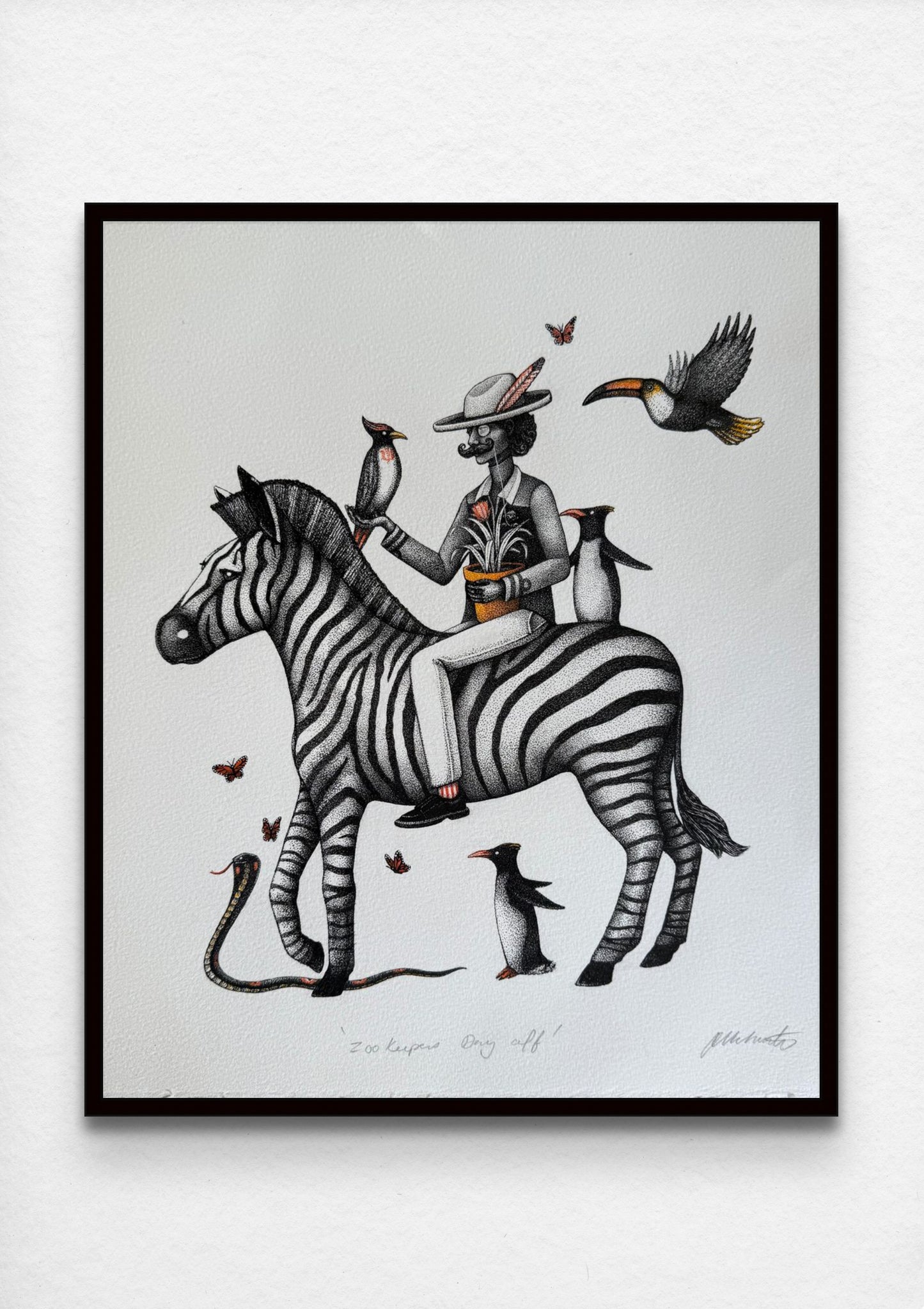 'Zookeepers Day off' Original Art