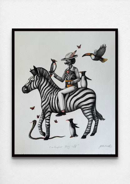 'Zookeepers Day off' Original Art