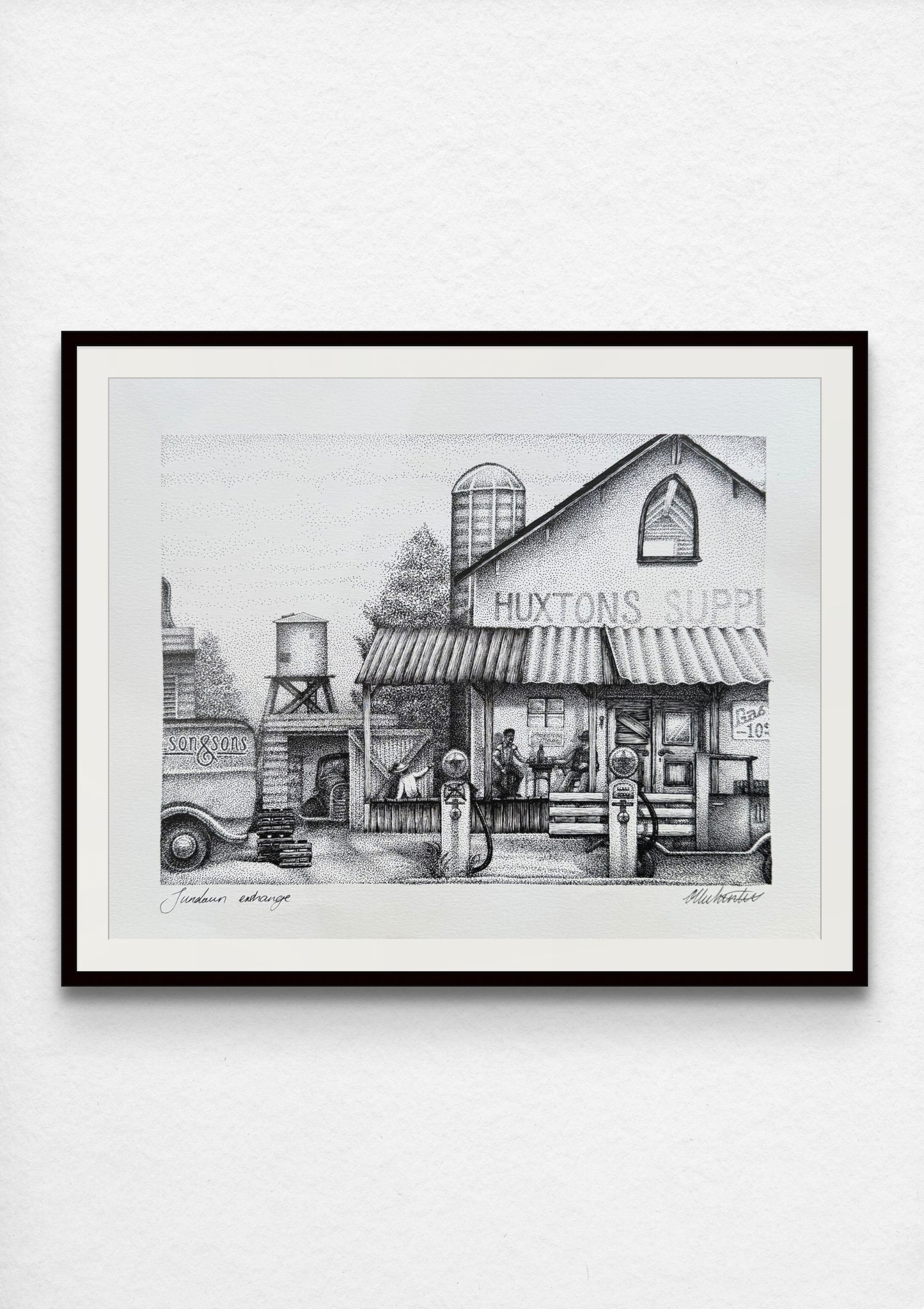 'Sundown Exchange' Original Art