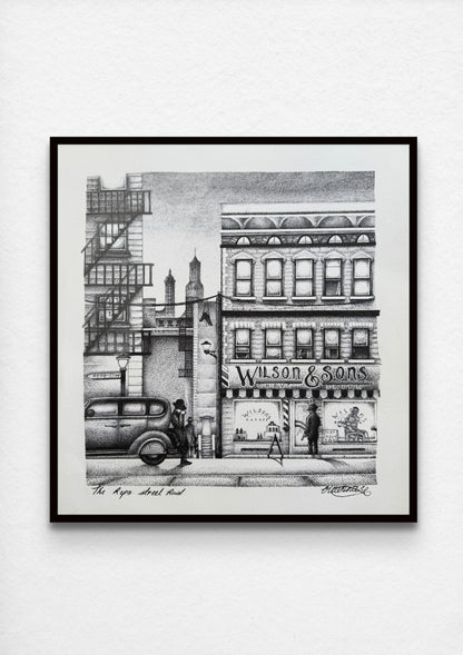 'Repo Street raid' Original Art