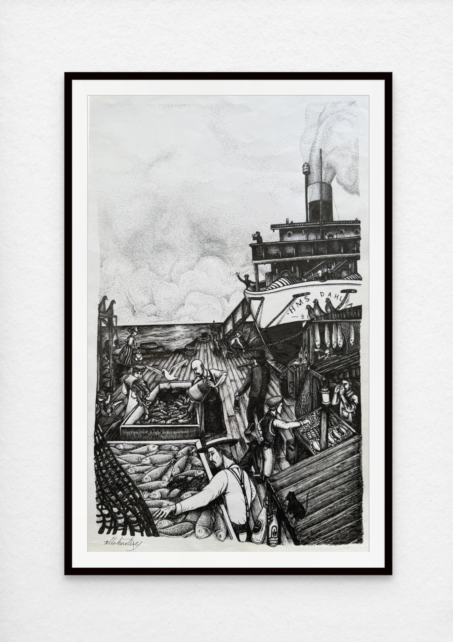 'Anglers Paradise' Original Art